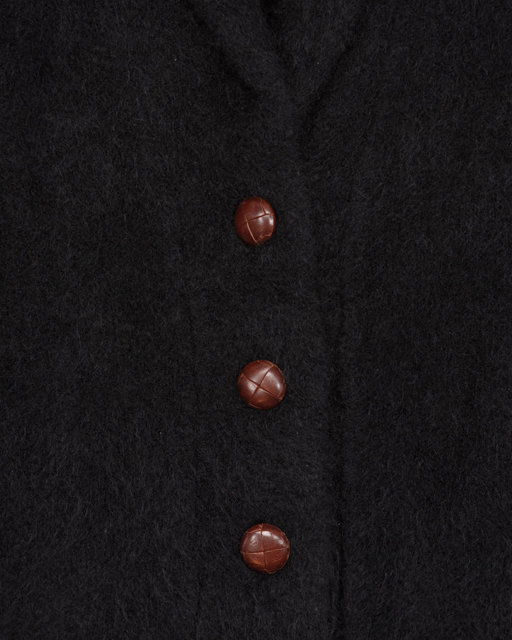 Mohair Jacket in Black