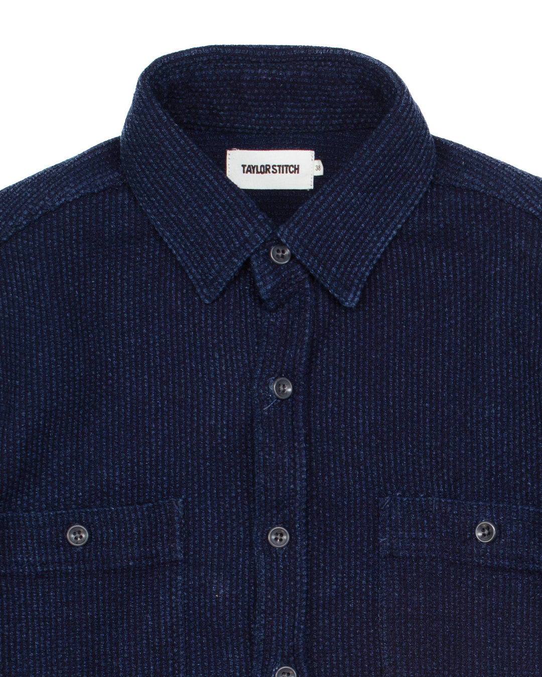 The Utility Shirt in Indigo Sashiko #1659