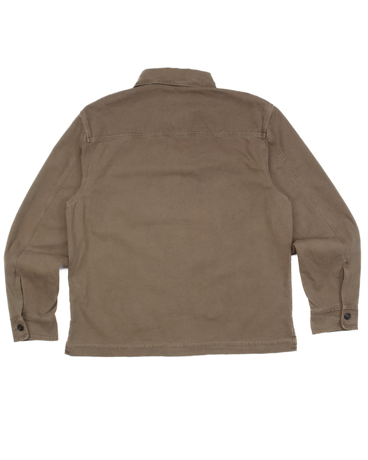 Canvas Garment Dyed Overshirt