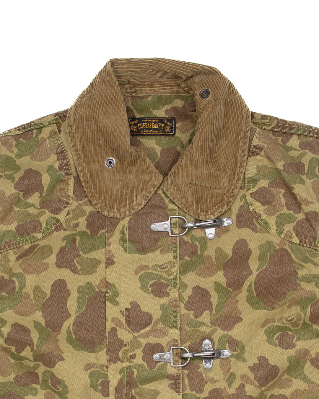 The Bedford Fireman Jacket in HBT Frogskin Camo