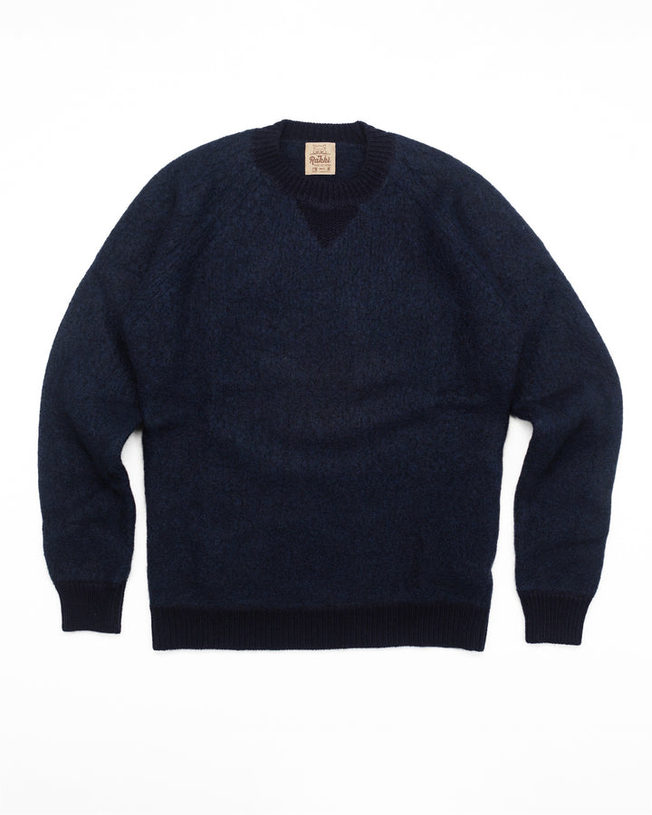 The Virgil Crewneck in Navy