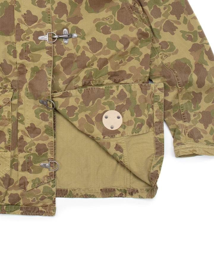 The Bedford Fireman Jacket in HBT Frogskin Camo