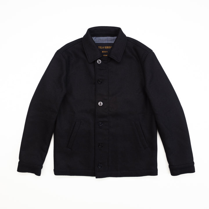 The Michele Jacket in Navy Wool