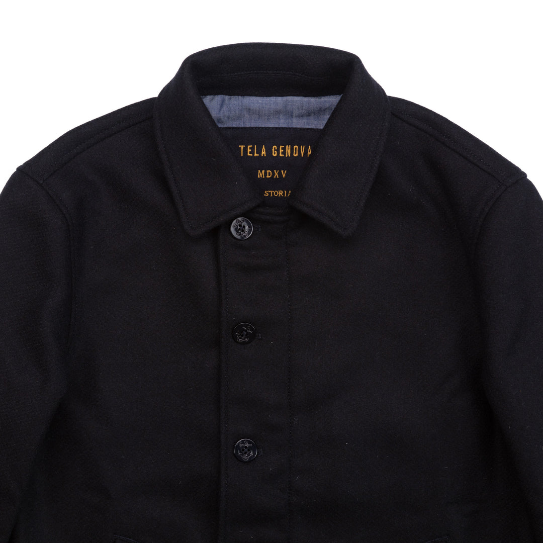 The Michele Jacket in Navy Wool