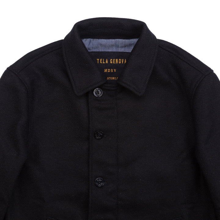 The Michele Jacket in Navy Wool