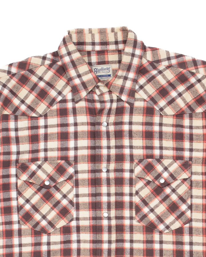 Plaid Western Shirt #1609