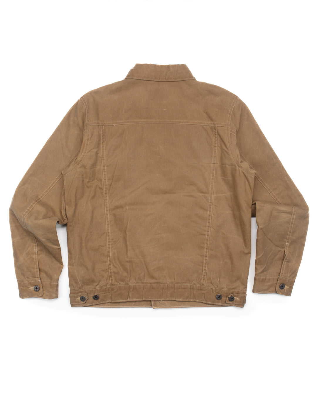 Flannel Lined Trucker Jacket Tan #1569