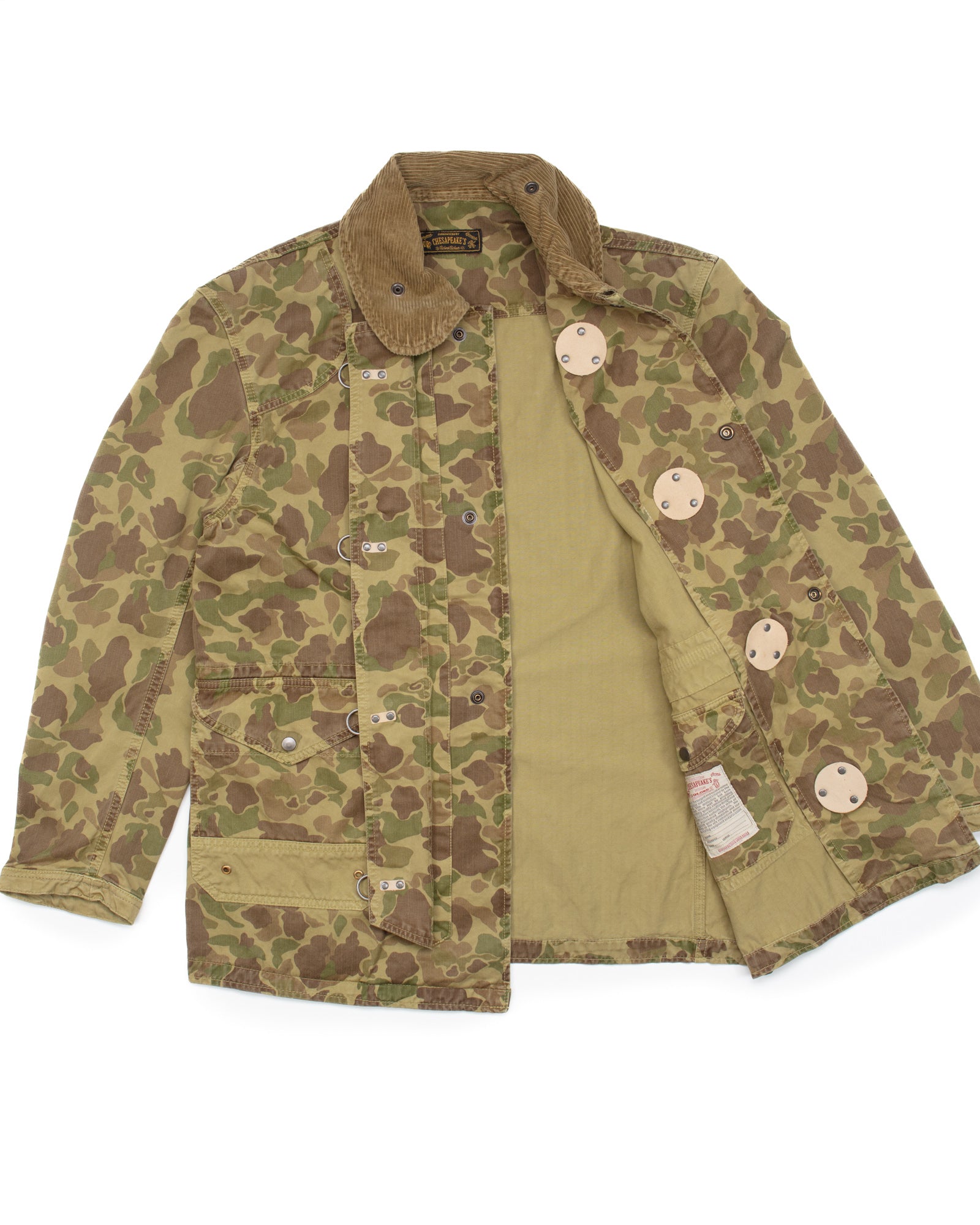 The Bedford Fireman Jacket in HBT Frogskin Camo – The Revive Club