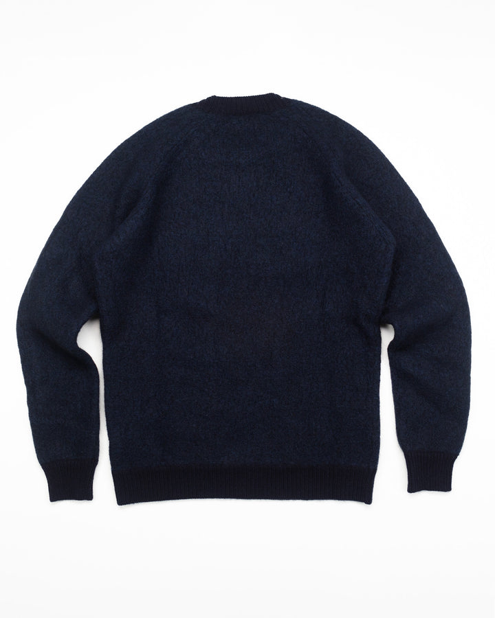 The Virgil Crewneck in Navy