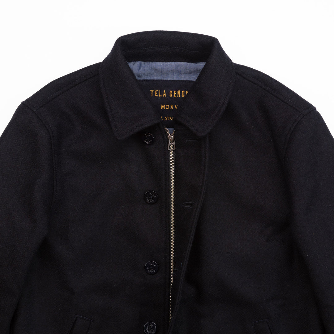 The Michele Jacket in Navy Wool