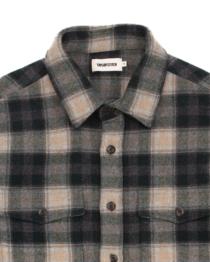 The Maritime Shirt in Dried Pine Plaid #1608