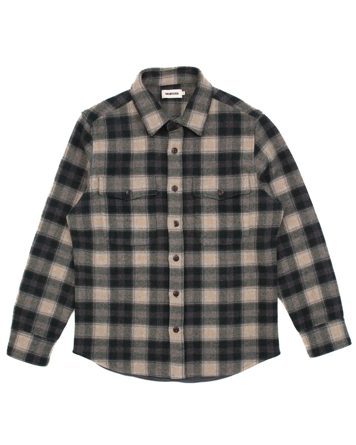 The Maritime Shirt in Dried Pine Plaid #1608