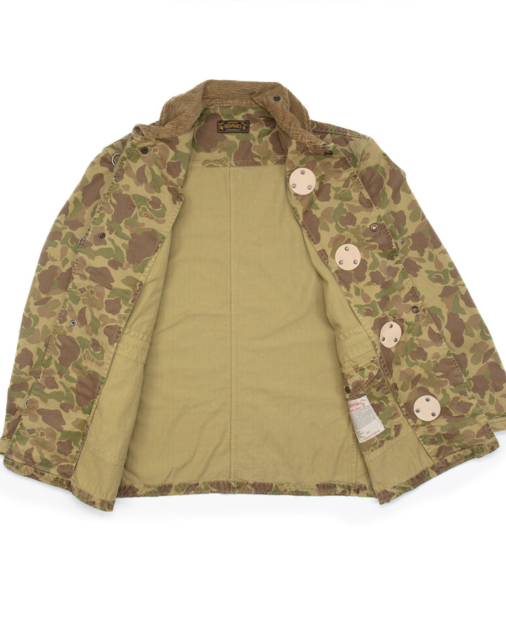 The Bedford Fireman Jacket in HBT Frogskin Camo