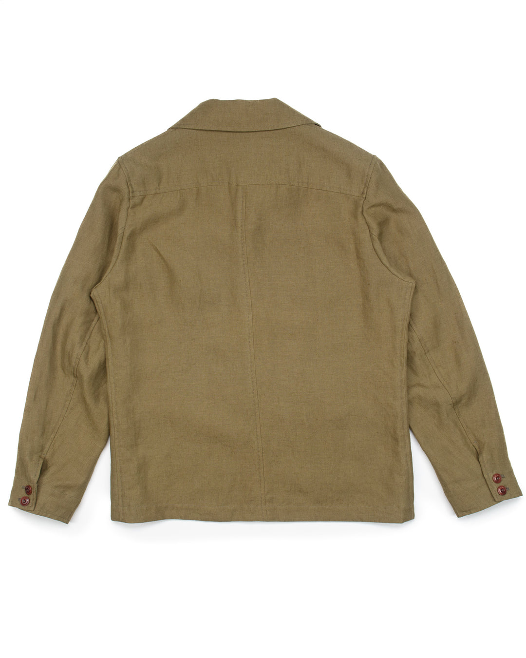 The Morganti Linen Jacket in Olive