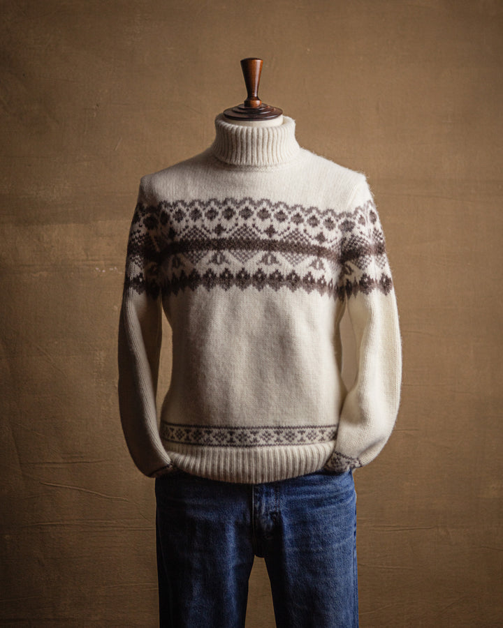 Alpaca & Cashmere Alpine Jacquard Dolcevita