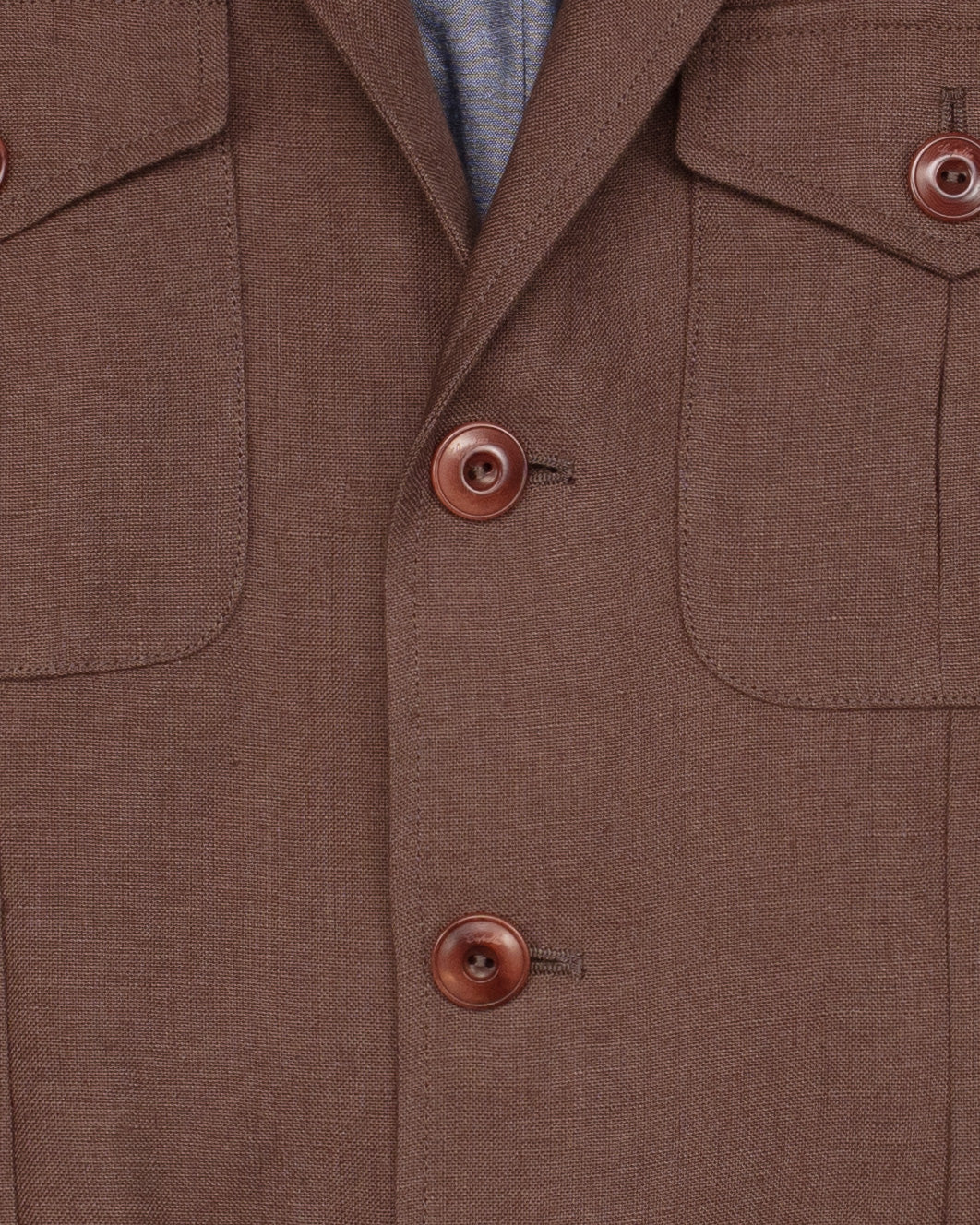 The Collina Linen Jacket in Earth
