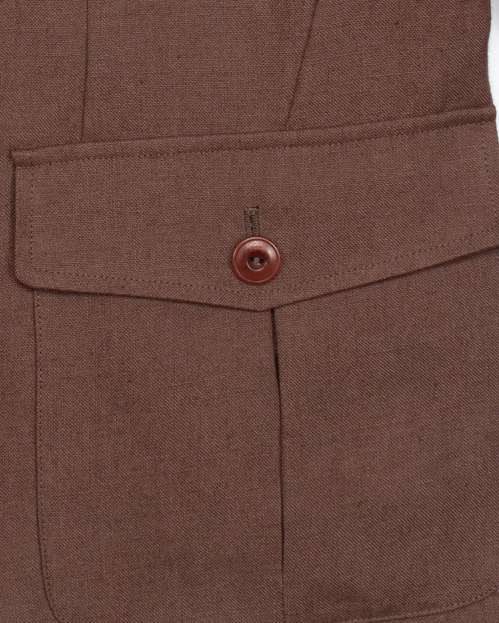 The Collina Linen Jacket in Earth