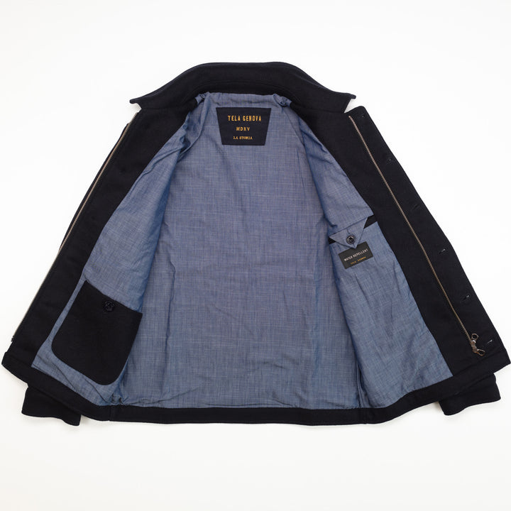 The Michele Jacket in Navy Wool