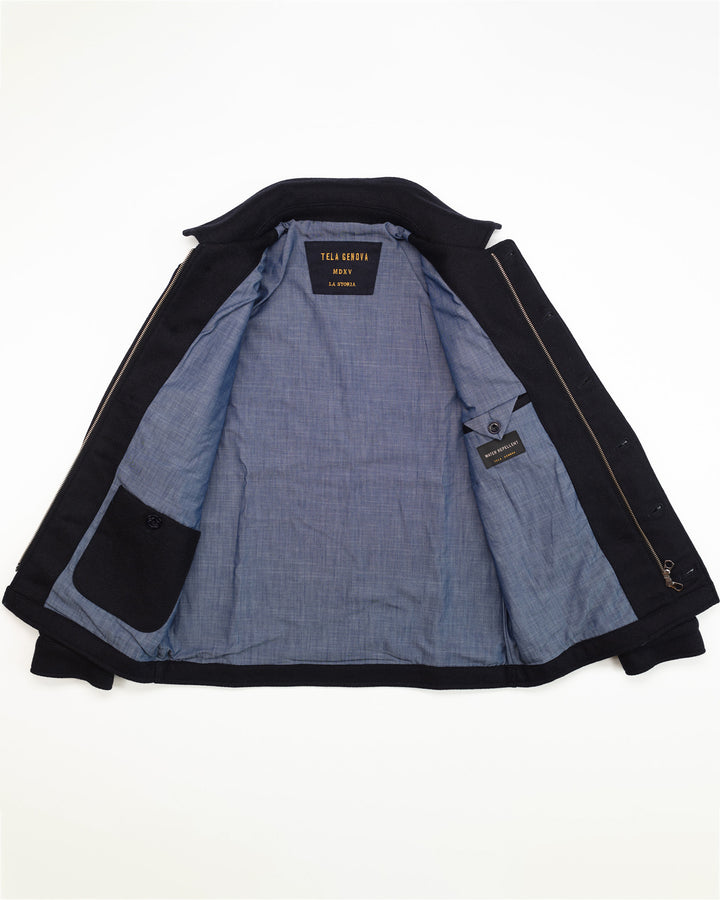 The Michele Jacket in Navy Wool