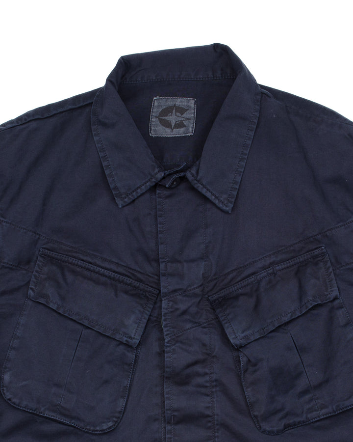 Intrepid Jungle Jacket in Indigo HBT
