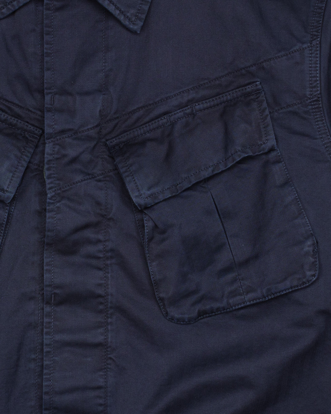 Intrepid Jungle Jacket in Indigo HBT