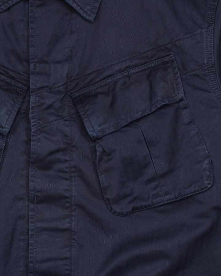 Intrepid Jungle Jacket in Indigo HBT