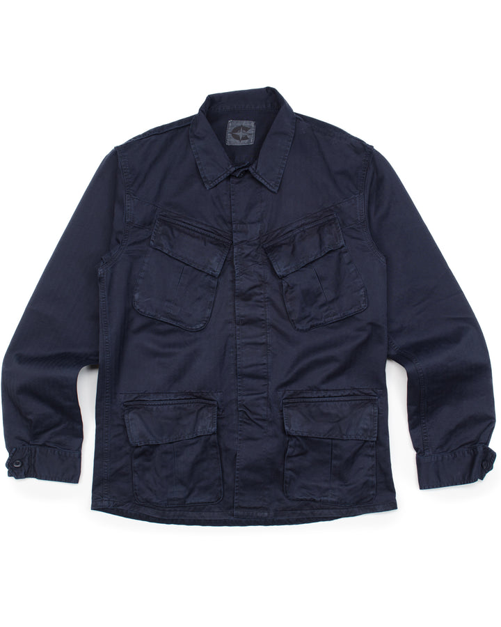Intrepid Jungle Jacket in Indigo HBT