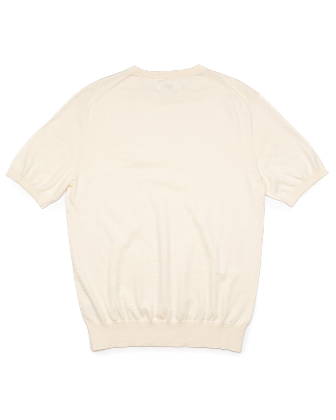 Cotton & Cashmere Tee in Cream