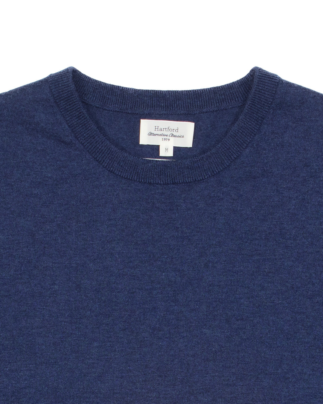 Cotton & Cashmere Tee in Indigo