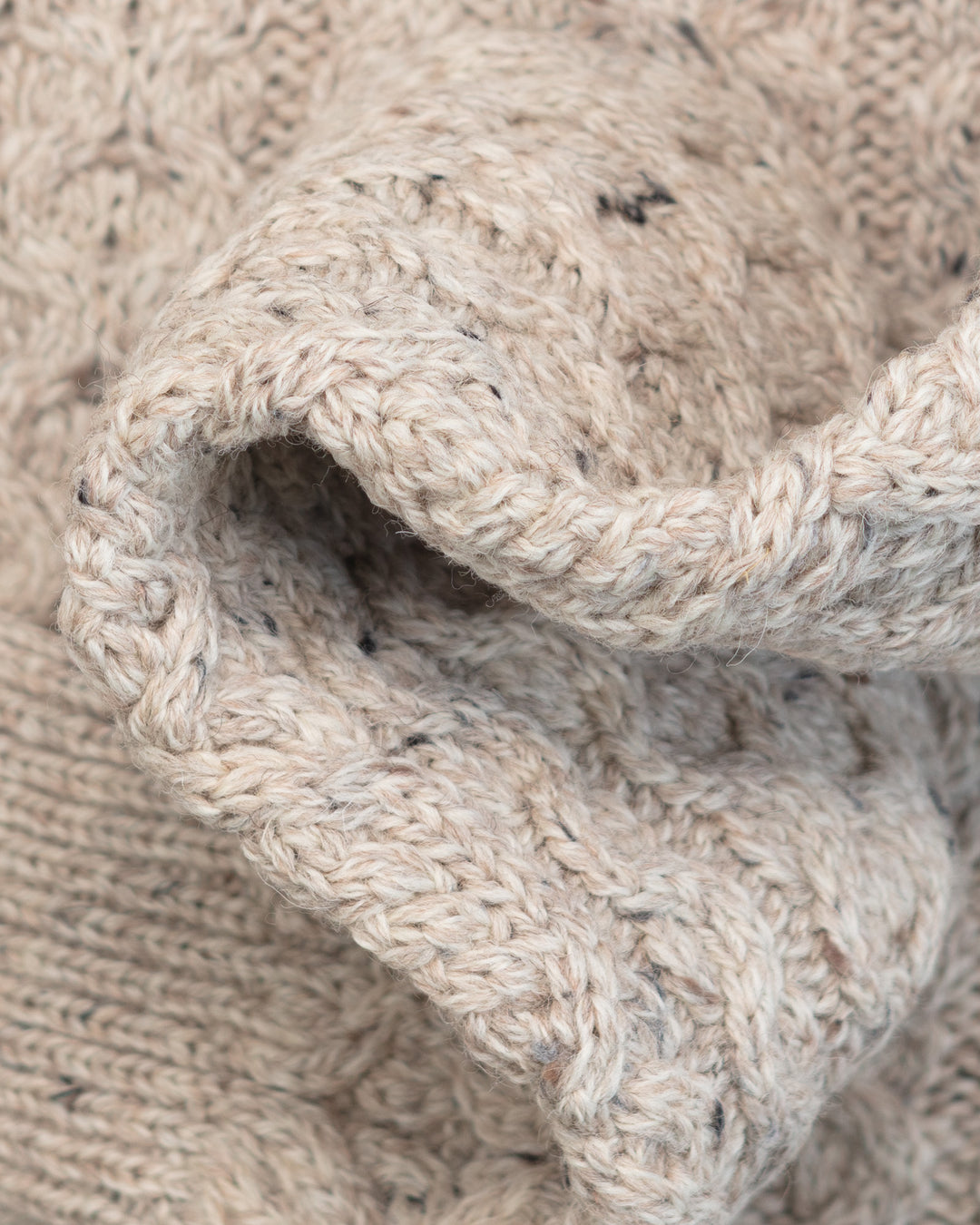 Hudson Aran Jumper in Skiddaw