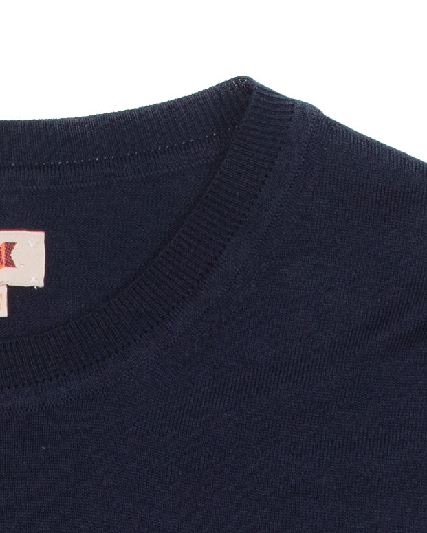 Knit Tee in Deep Blue