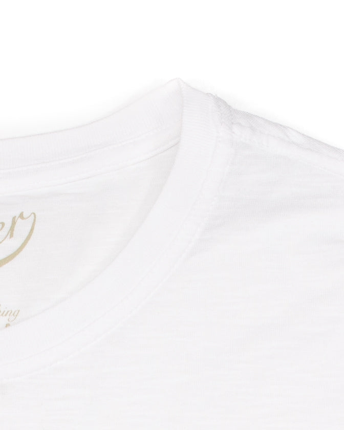 Slub Tee in White