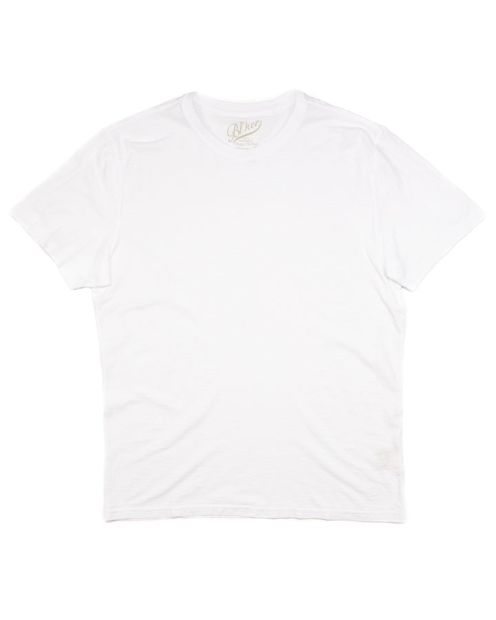 Slub Tee in White