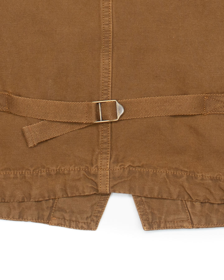 St Michel Work Vest in Tobacco