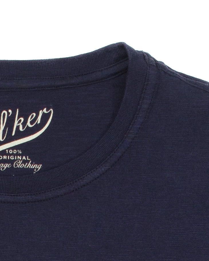 Slub Tee in Indigo