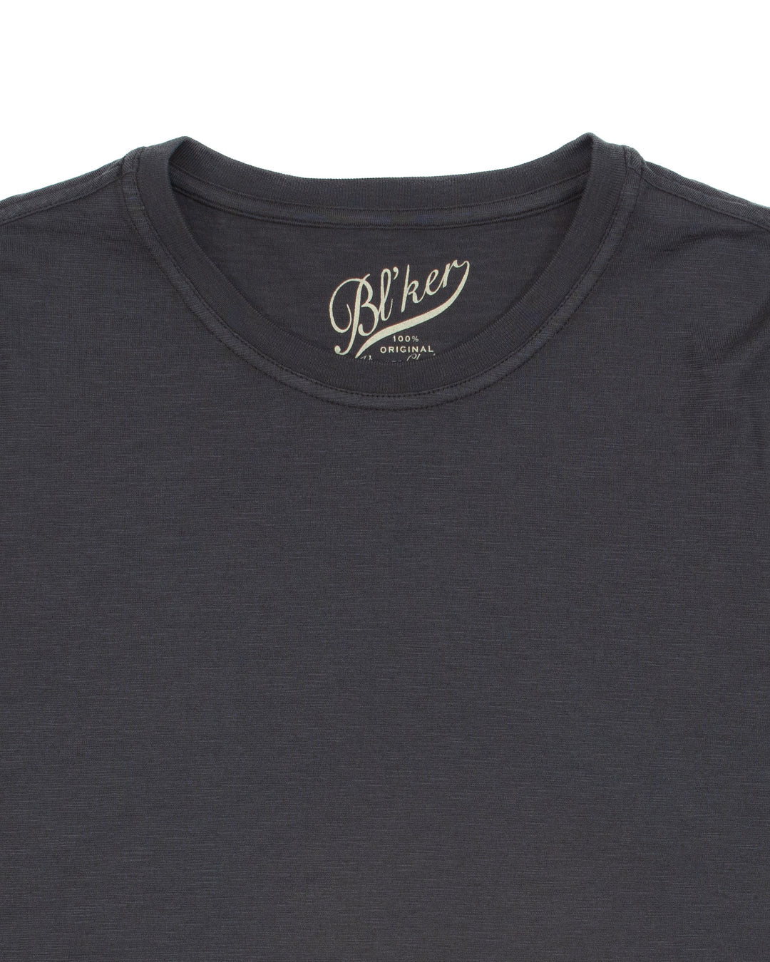 Slub Tee in Faded Black