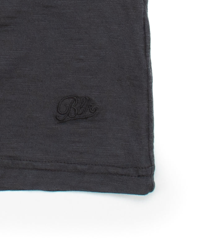 Slub Tee in Faded Black