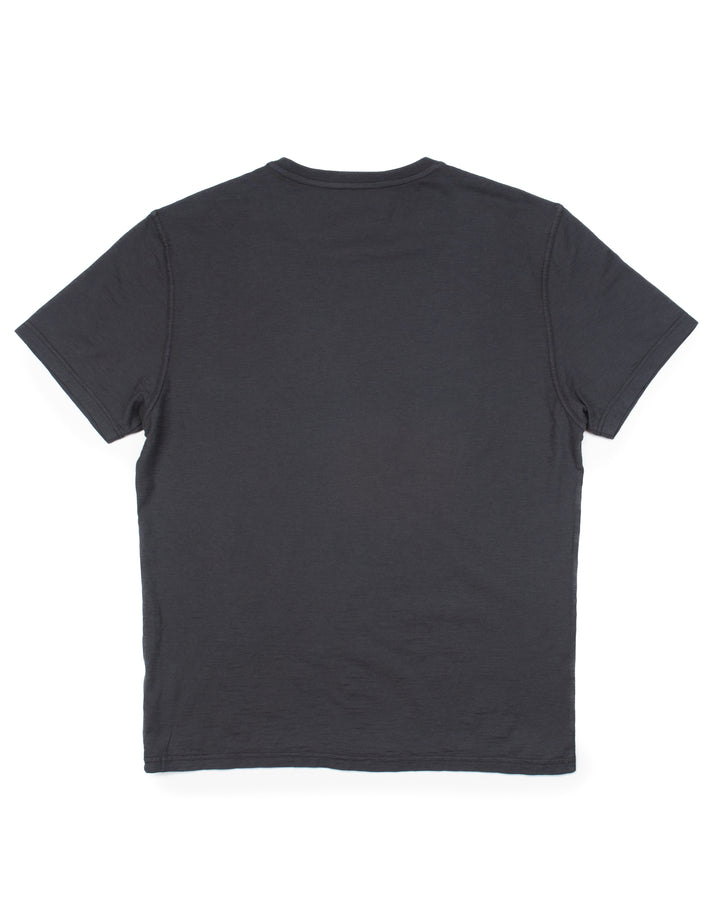 Slub Tee in Faded Black