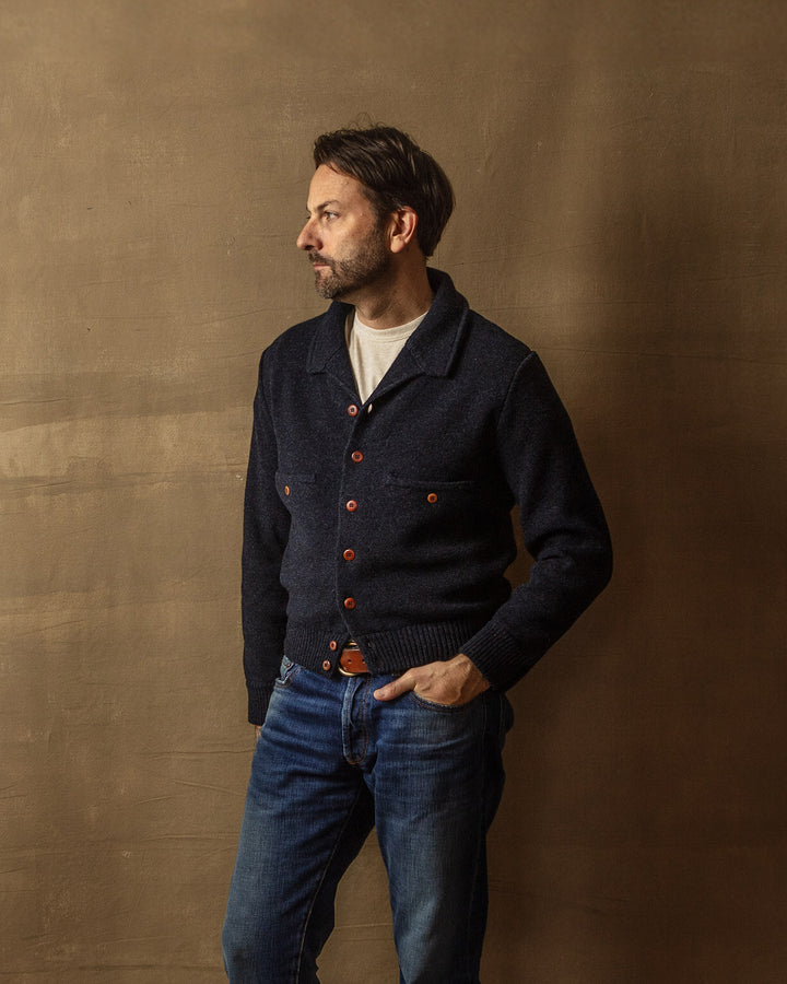 Max 3 Short B Jacket in Navy