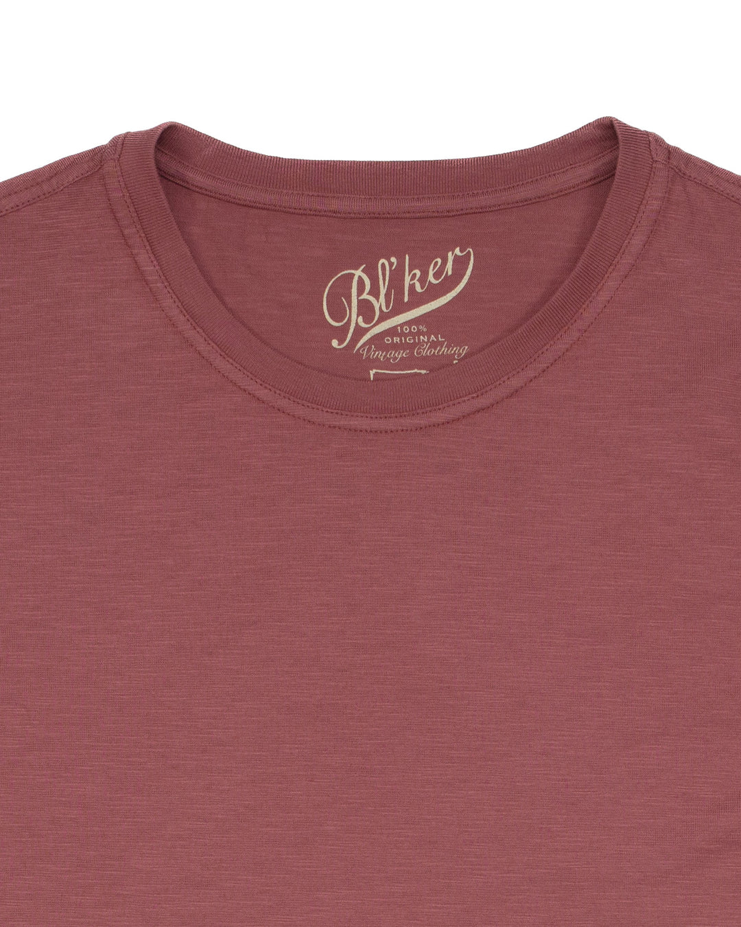 Slub Tee in Burgundy