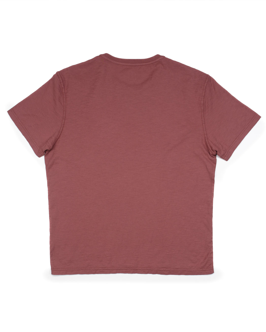 Slub Tee in Burgundy