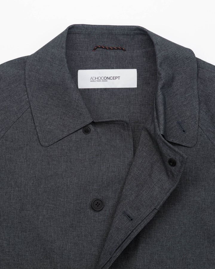 City Trench Coat in Grey