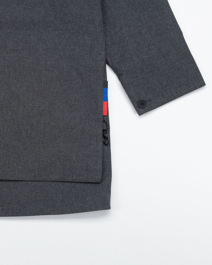 City Trench Coat in Grey