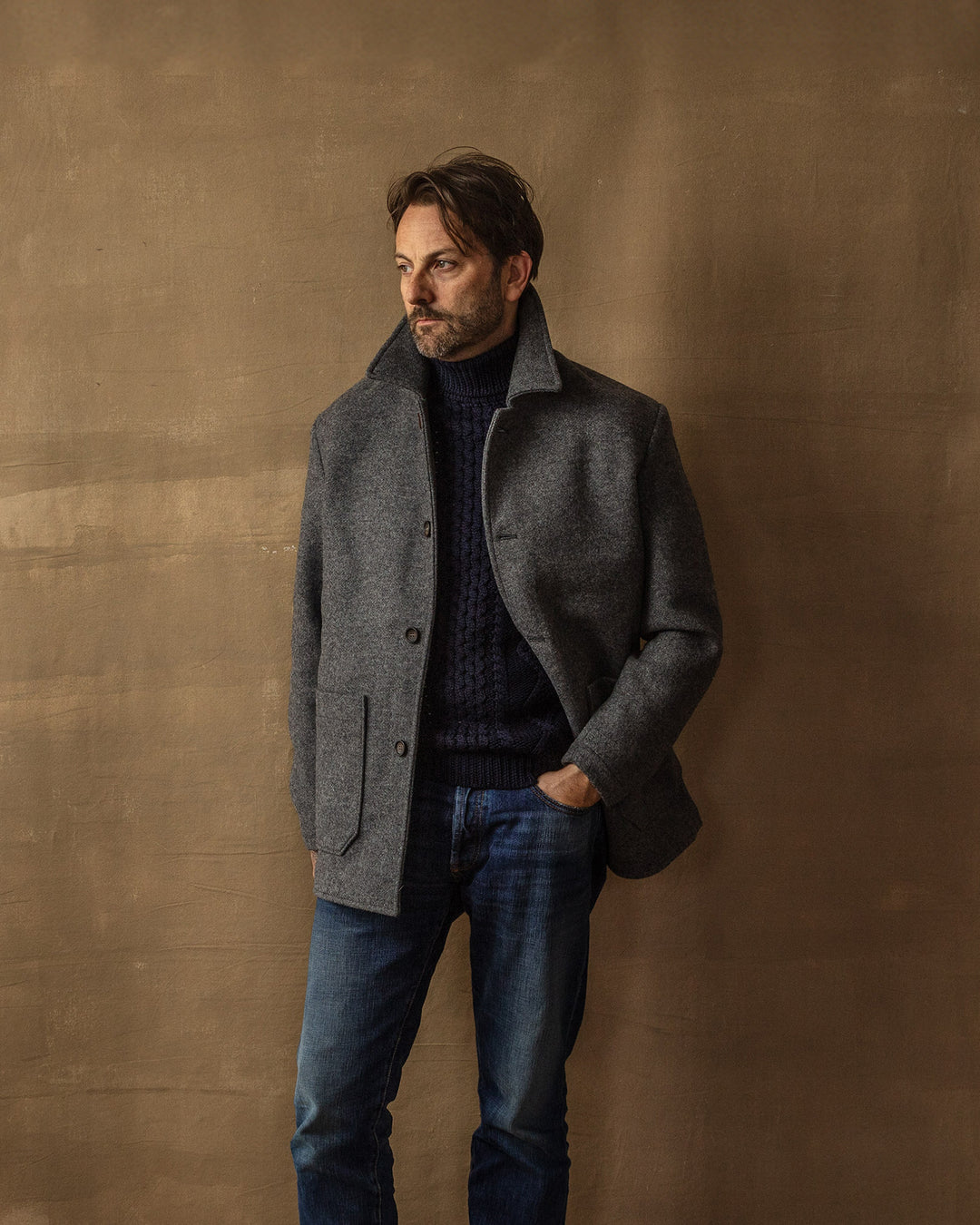 The Ottavio Jacket in Ash