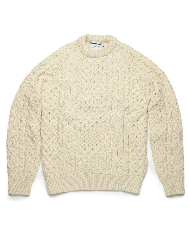Hudson Aran Jumper in Ecru
