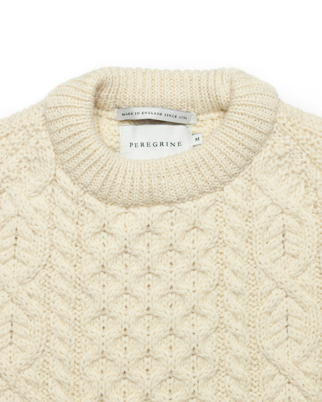 Hudson Aran Jumper in Ecru