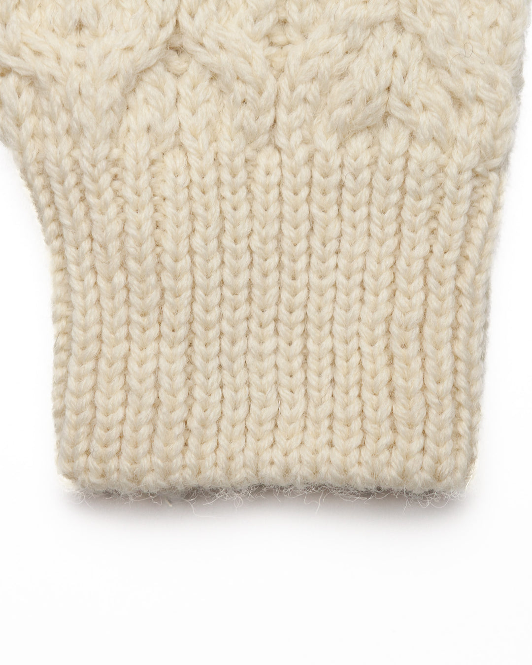 Hudson Aran Jumper in Ecru