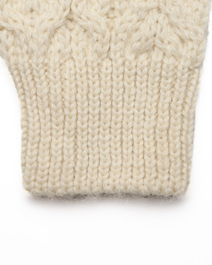 Hudson Aran Jumper in Ecru