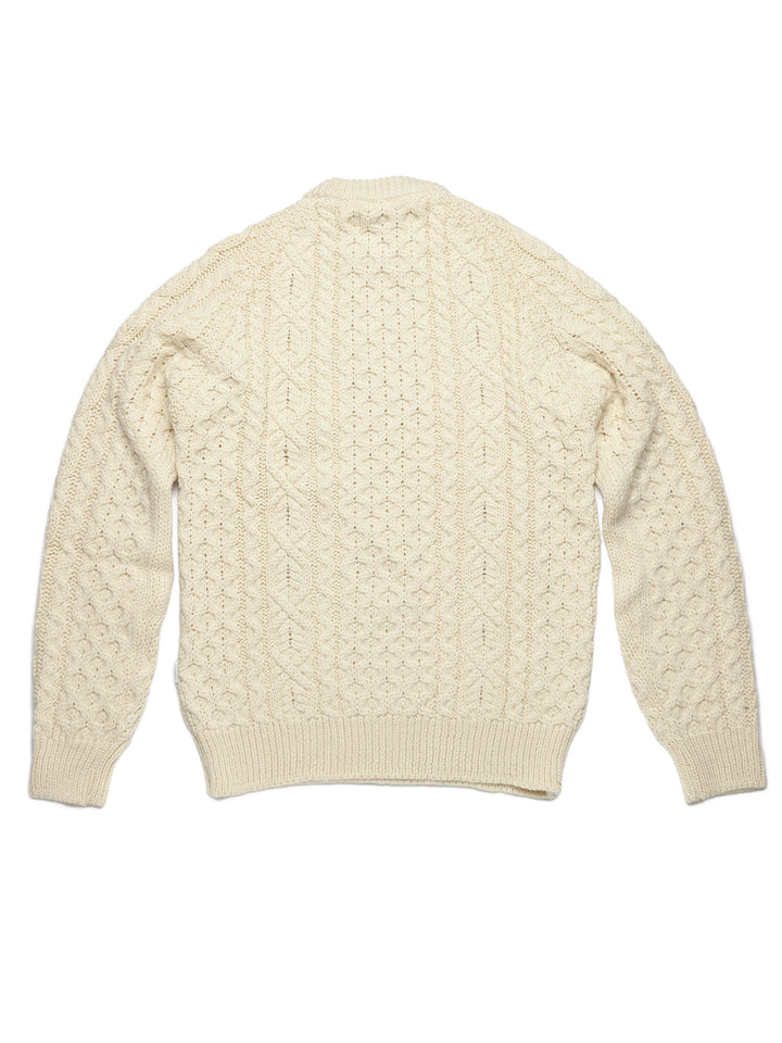 Hudson Aran Jumper in Ecru