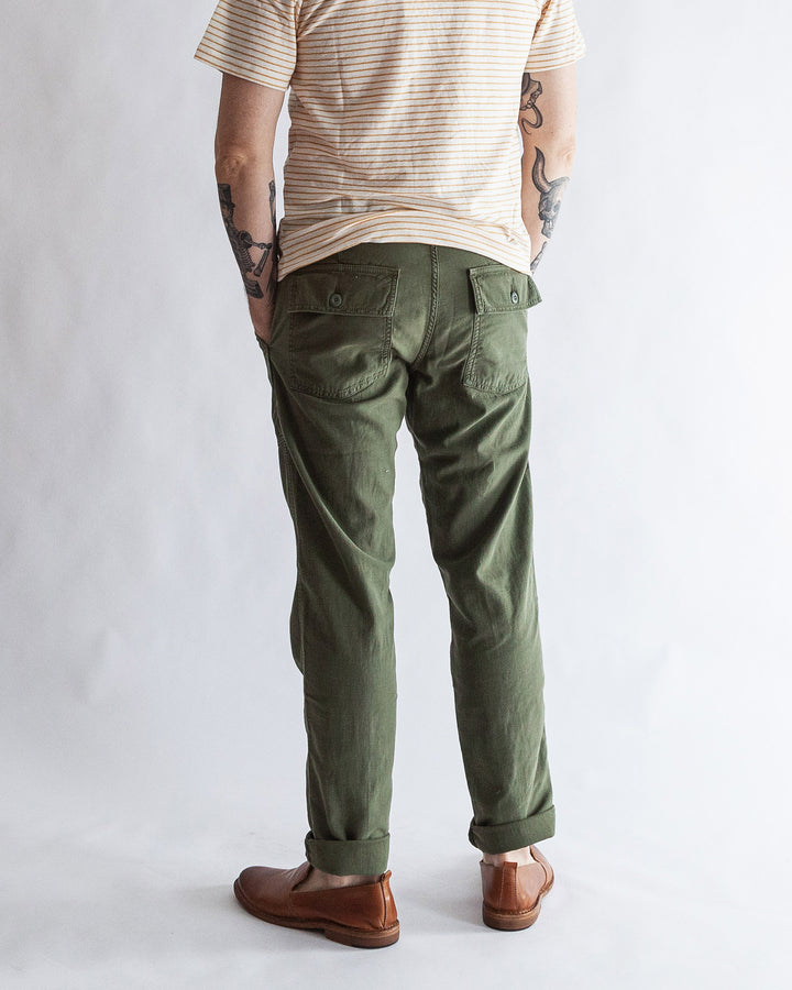 Degrasse Fatigues in Military Green